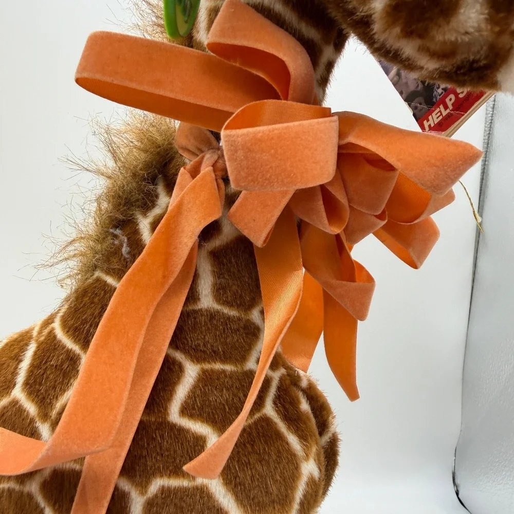 WWF World Wildlife Fund Plush Giraffe Stuffed Animal nursery toyVTG Aurora